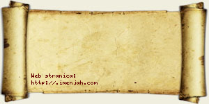 Jovana Sudimac vizit kartica